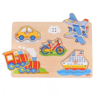 Puzzle so zvukmi dopravne prostriedky
